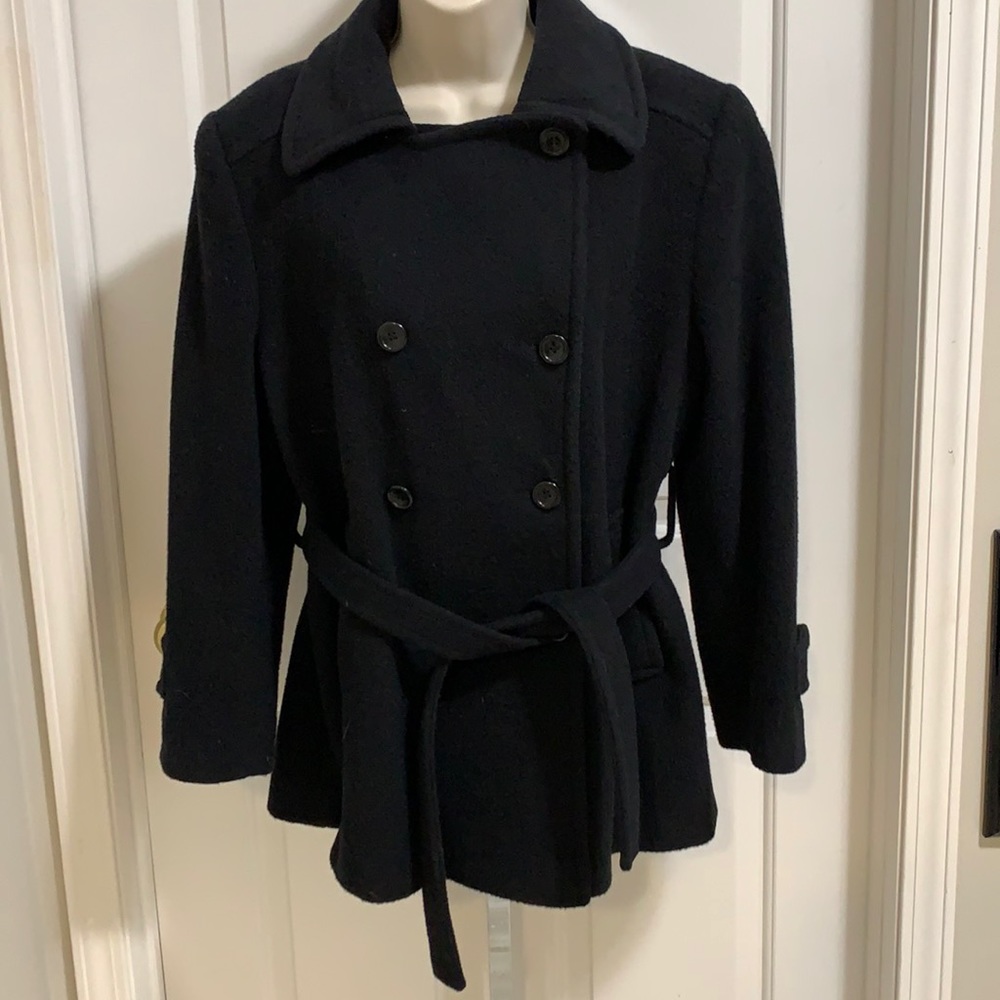 Wool Winter Pea coat size medium Petite